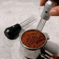 Stainless Steel Magnetic Coffee Powder Stirrer Distributor Needle Coffee Tamper Cafe Stirring Tools Barista Accessories WDT Tool
