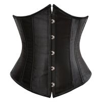 【DT】hot！ Gothic Underbust Corset and Waist cincher Bustiers Top Workout size Corselete Clubwear