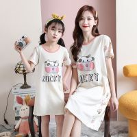 【YF】 Mother And Daughter Together Nightgowns Family Look for Girl Pajamas Night Dress Outfit