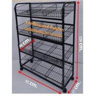 ชั้นตะกร้ามาร์เก็ต 4ชั้น มีที่กั้นแบ่งช่องตะกร้า 8อัน 4ชั้น ปรับตรงได้ ปรับเอียงได้ สำหรับใส่อุปกรณ์ข้อต่อ ข้องอ อุปกรณ์ท่อประปา