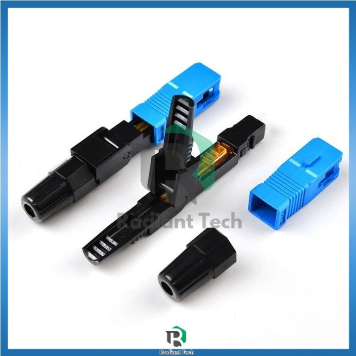 10pcs Fiber Sc Connector Sc Upc Fast Connector Fiber Optic Quick Cold Upc Embedded Fiber Optic 1817