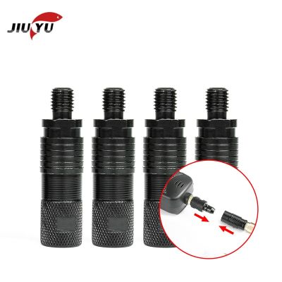 1pcs Aluminum Alloy Quick Release Adapter Connector Carp Fishing Rod Bite Alarm Rod Holder Connector Carp Fishing Accessories Adhesives Tape