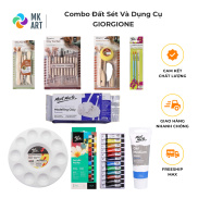 Combo Đất Sét Tự Khô Mont Marte và dụng cụ Giorgione Air Hardening