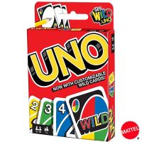 Mattel UNO Games Family Funny Entertainment Board Game Fun Playing Cards Kids Toys Gift Box uno Card Game