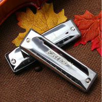 Easttop Harmonica 10หลุม Blues Harp Woodwind เครื่องดนตรี T002ปากออร์แกนคีย์ C และ12คีย์อื่นๆ