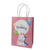 Cute Cartoon Unicorn Gift Bags Paper Candy Cookies Packaging Bag For Birthday Party Supplies