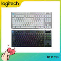 [Ready เพื่อส่ง] Logitech G913 TKL Tenkeyless LIGHTSPEED RGB แบบไร้สาย Mechanical คีย์บอร์ดเล่นเกมสำหรับ PC คอมพิวเตอร์แล็ปท็อป