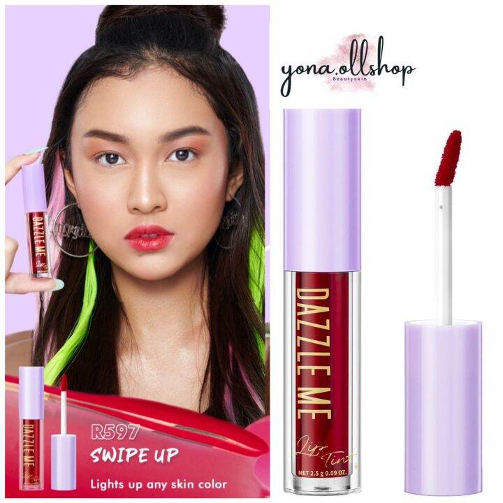 DAZZLE ME LIP TINT SWIPE UP/ LIPTINT VIRAL TIK TOK/LIPTINT BPOM