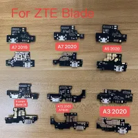 1ชิ้นที่ชาร์จสายแผงวงจรเคเบิลแบบยืดหยุ่นแท่นชาร์จ USB ตัวเชื่อมต่อไมโครโฟนสำหรับ A7 ZTE A7S 2019 2020 A5 2020 V สมาร์ทเบลด20 A3 2020