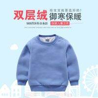 [COD] 2022 autumn and winter childrens new cold-proof boys girls baby fleece sweater double-layer thickened coat jacket