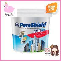 สีน้ำทาภายนอก CAPTAIN PARASHIELD COOLMAX BASE A กึ่งเงา 1 แกลลอน (3.8 ลิตร)WATER-BASED EXTERIOR PAINT CAPTAIN PARASHIELD COOLMAX BASE A SEMI-GLOSS 1GAL **บริการเก็บเงินปลายทาง**