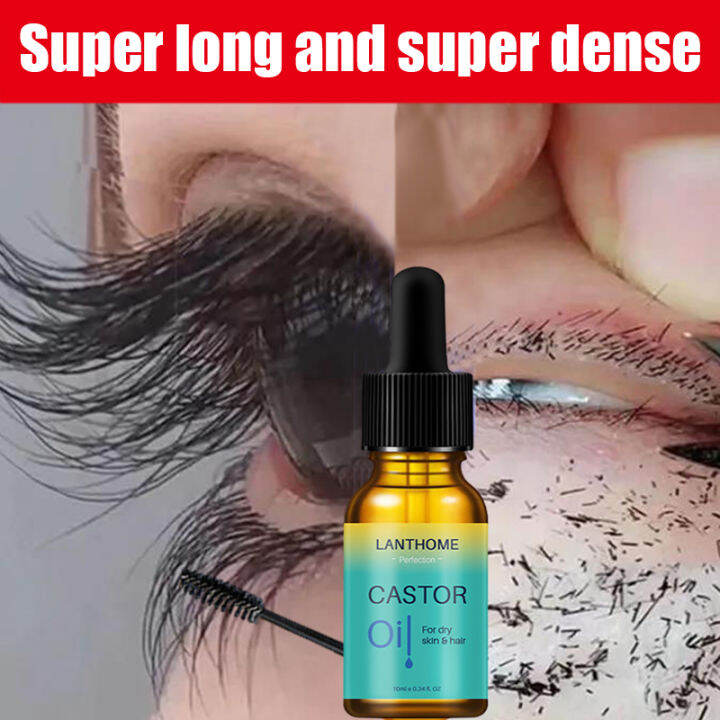 10ml Eyelash Enhancer Liquid Castor Oil Eyelash Growth Lift Lengthening