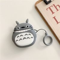 Cartoon Cat Grey Silicone Case for AirPods Pro2 Airpod Pro 1 2 3 Bluetooth Earbuds Charging Box Protective Earphone Case Cover Wireless Earbuds Access