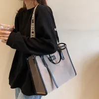 Large-capacity bag for women 2023 new fashion Oxford cloth one-shoulder crossbody tote bag commuter office handbag 【JYUE】