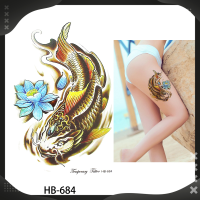 แฟชั่นใหม่ ถูกมาก!!!!!! Temporary tattoo sticker สติีกเกอร์แทททู วินเทจ รอยสักชั่วคราว รอยักปลอม รอยสักเท่ๆ รอยสักแขน รอยสักสวยๆ ขนาด 15 x 21 เซนติเมตร