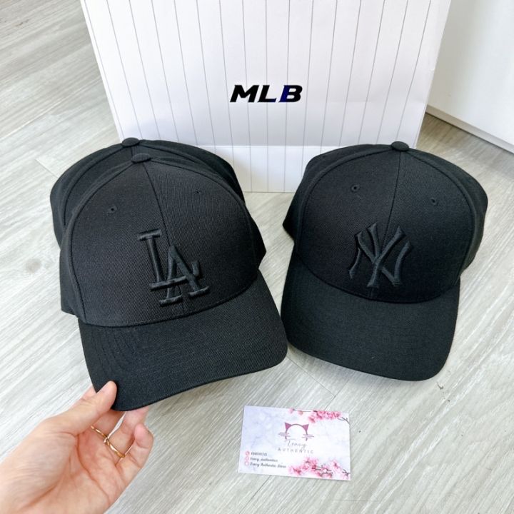 Mũ lưỡi trai đen MLB  nón kết NY MLB đen logo thêu cạnh cao cấpdành cho  mọi lứa tuổi cả nam và nữ tặng hộp  Shopee Việt Nam