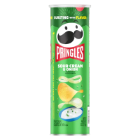 Pringles Sour Cream &amp; Onion มันฝรั่งทอด มันฝรั่ง 156g