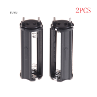 FUYU 2pcs Black AAA BATTERY HOLDER สำหรับไฟฉายไฟฉาย3x1.5V