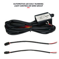 MotorPark Car DRL Controller Auto LED Daytime Running Light 12-18V Relay Harness Dimmer On/Off with Strobe &amp; Dimming Function