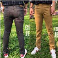 ยีนส์กระบอกเล็กชิโน่ยีนส์ยืด 『 Ｃｈｉｎｏ ｄｅｎｉｍ ｐａｎｔｓ 』มากกว่า ?? สีสไตล์วินเทจ ใช้ผ้าชั้นนำผ้าอยู่ทรงทรงสวยสีสนไม่ตก ไม่ต้องรีด