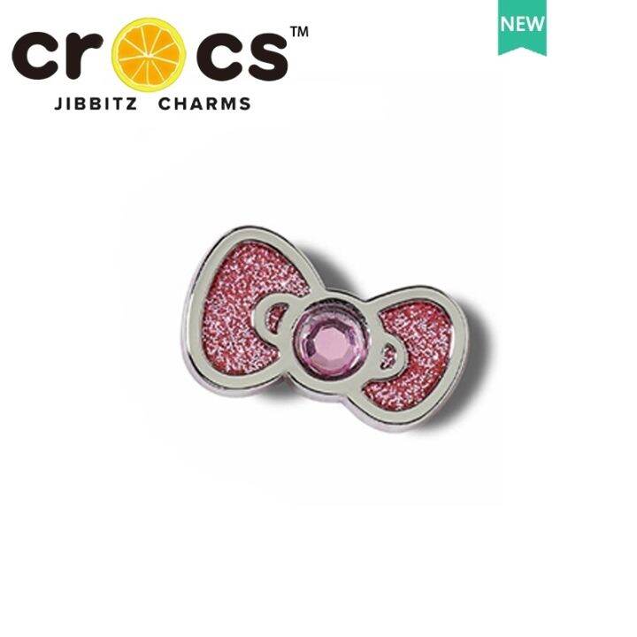 ganzha3965-jibbit-crocs-charms-hello-kitty-น่ารัก-เด็กผู้หญิง-เครื่องประดับ-หลุม-รองเท้า-ตกแต่ง-ตัวติดรองเท้า-crocs