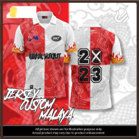 2023 Budak Waknat Jersey Polo Shirt Dragon Retro Collar One Piece 2023 Fire Custom Jersey Teamwear Jersey Viral Tiktok Premium Unisx Murah Perempuan Budak Baju Raya Japanese Jersi