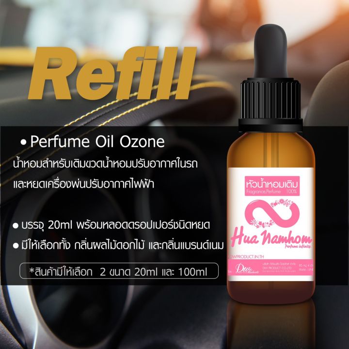 รีฟิล-20ml-น้ำหอมสำหรับเติมน้ำหอมปรับอากาศในรถยนต์-กลิ่นโคลนนิ่งแบรนด์เนม