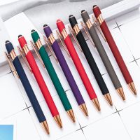 100 Pieces Metal Ballpoint Pens With Stylus Tip For Touch Screens Writing Stationery Office School Gifts