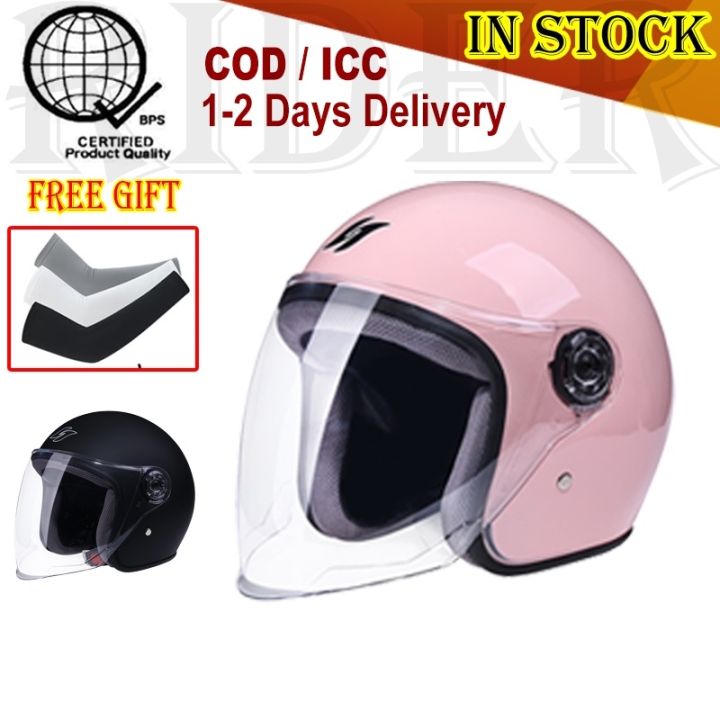 Helmet For Motorcycle Helmet Half Face With ICC For Universal