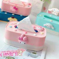 [Xiaofeitian Auto Supplies] Kawaii Creative Liftable Tissue Box Wet Wipes Dispenser Holder Napkin Storage Box Bedroom Living Room Cartoon Desktop Paper Box