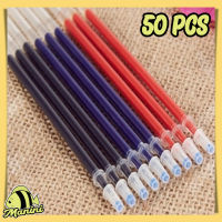 MANINI (50 แท่ง) ไส้ปากกา แท่ง สีแดง น้ำเงิน ดำ ราคาส่ง ขนาด 0.5 มม. / 0.38 มม.