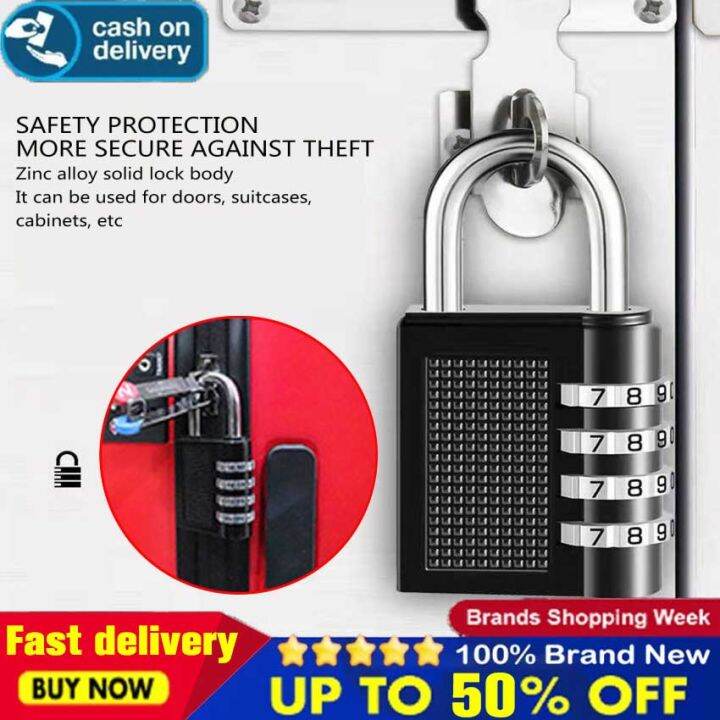 👍Factory direct👍80*40*14mm Heavy Duty 4 Dial Digit Combination Lock