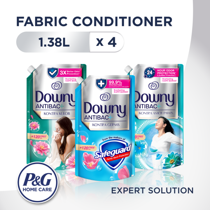 [Bundle Of 4] Downy Fabric Conditioner Antibac Kontra Kulob Kontra Amoy ...