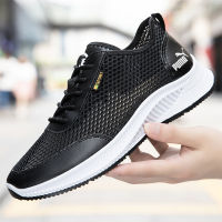 【 Pym Quo 】  Size 39-44 New Mens Fashion Leather Casual Sneakers Sports Running Shoes Sapatos Femininos Zapatos De Hombre