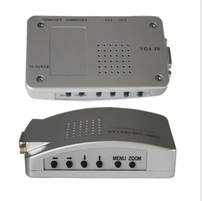 Universal PC VGA Ke TV AV RCA Sinyal USB Converter Video Switch Box Mendukung NTSC Sobat untuk Peripheral Komputer