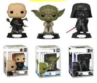 POP Star-Wars รูป Boba Fett Black Knight มือถือ Office Boy เครื่องประดับรุ่นเก่า Yoda 428 269