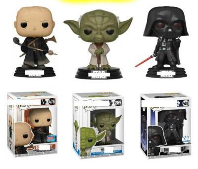 POP Star-Wars รูป Boba Fett Black Knight มือถือ Office Boy เครื่องประดับรุ่นเก่า Yoda 428 269