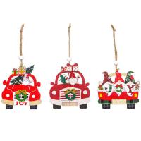 Christmas Red Truck Ornaments Wooden Christmas Tree Ornament Set Red Truck Wooden Christmas Tree Hanging Ornaments Indoor Outdoor Christmas Ornaments Gifts famous