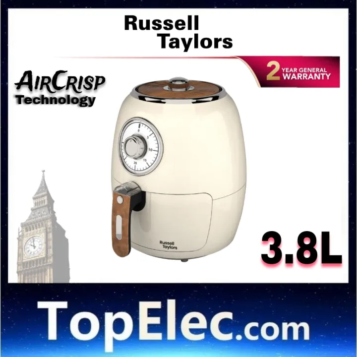 Russell Taylors air fryer 3.8L CREAMY WHITE Air Fryer AF-23 (Cream