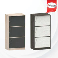 Raminthra Furniture ล็อคเกอร์ 3ช่อง WM307 ขนาด 60 ซม. มีให้เลือกหลายสี ( Locker)