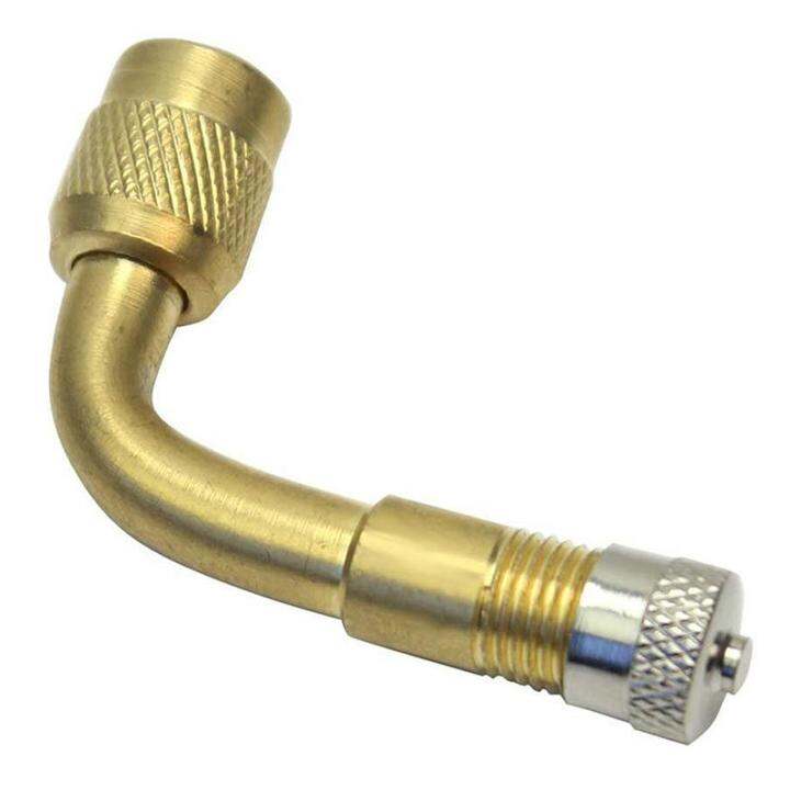 Motorcycle Car Tire Valve Extension Adapter 90 Degree Curve Lazada