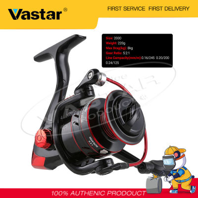 Vastar 2000 /3000/4000/5000 Seriesลากสูงสุด8KG 5.0:1น้ำจืดปลาคาร์พขดลวดตกปลาSuper Light SpinningรอกตกปลาRiver Lake Spinningรอกตกปลา