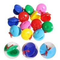 Castanets เครื่องมือของเล่นกระทบมือจังหวะมือตบดนตรีเครื่องมือพลาสติกเด็กทารก Kids Toys