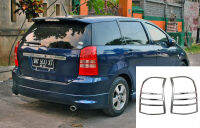 แผ่นครอบไฟท้าย ABS โครเมียม2ชิ้น,สำหรับ Toyota Wish 2003 2004 2006 2008 2009