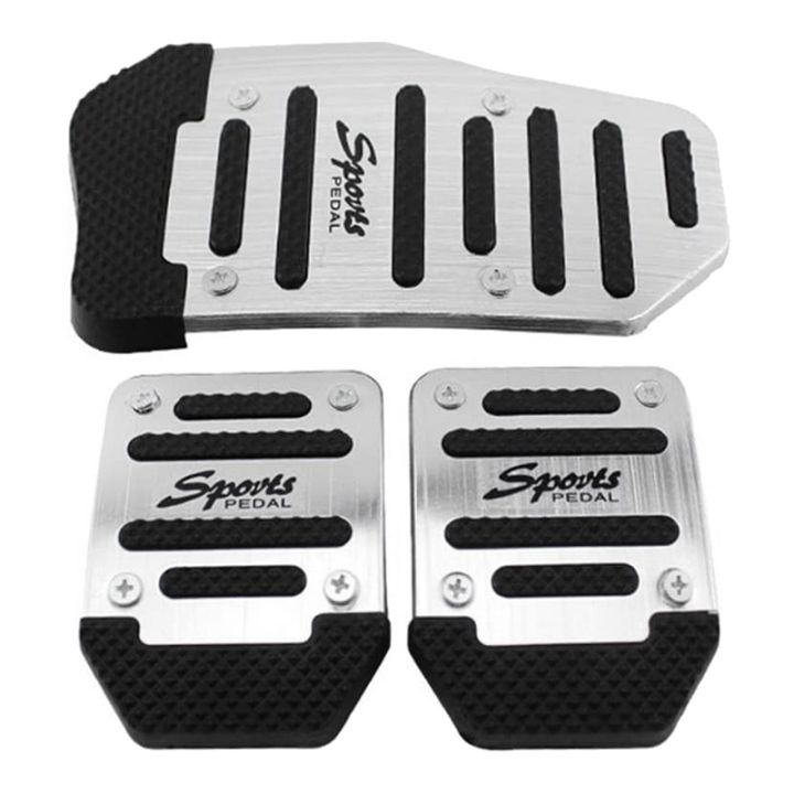 3pcs-fuel-gas-accelerator-pedal-break-pedal-clutch-pad-cover-foot-pedals-non-slip-for-manual-transmission-car-silver
