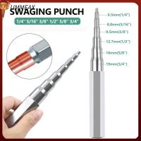 UMMEAX 1/4 "5/16" 3/8 "1/2" 5/8 "3/4" ที่ขยายหลอดท่อทองแดงเครื่องมือซ่อมแซม Swaging Swaging ท่อทองแดงตู้เย็นเครื่องมือขยายมือมืออาชีพ