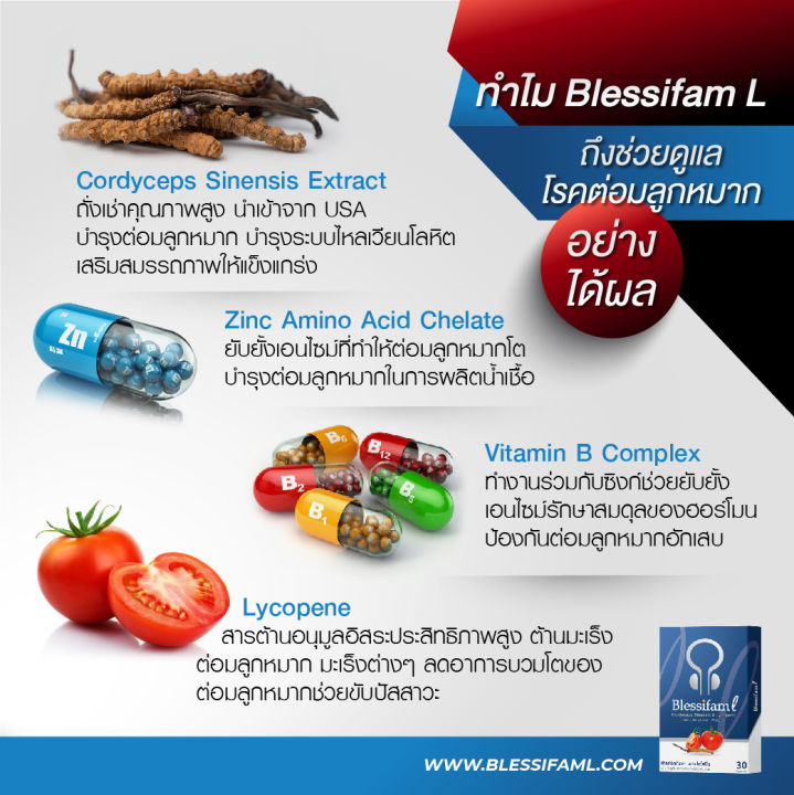 อาหารเสริม-รักษาอาการ-ต่อมลูกหมากโต-กระเพาะปัสสาวะอักเสบ-ช่วย-ขับปัสสาวะ-เบลสสิแฟม-แอล-blessifam-l-โปร-4-แถม-2