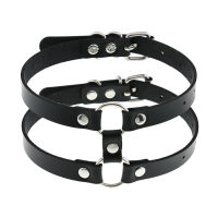 Punk Black Gothic Choker สร้อยคอผู้หญิง PU หนัง Chokers คอสเพลย์ Grunge Aesthetic อุปกรณ์เสริม