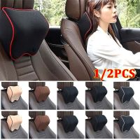 2/1PCS Car Headrest Neck Pillow Memory Cotton Auto Seat Head Support Automobiles Seat Pillow Neck Rest Cushion Car Accessories Seat Cushions