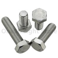 M6 M8 M10 M12 benang tangan kiri kepala Hex Set sekrup A2 304 baut Stainless Steel